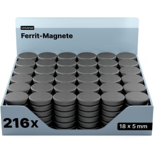 Set of Disc Magnets for whiteboard, magnetic board & fridge