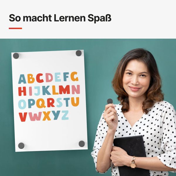 Set of Disc Magnets for whiteboard, magnetic board & fridge - 图片 4