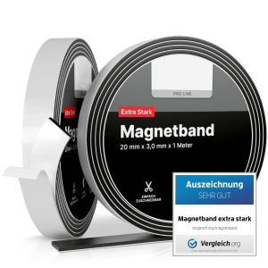 Magnetic Tape with foam adhesive (3 mm thick)