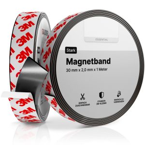 Self-Adhesive Magnetic Tape with 3M Adhesive (30 mm x 2 mm)