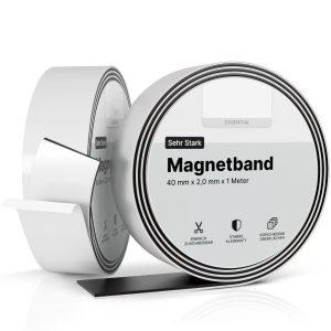 Magnetic Tape with foam adhesive (40 mm x 2 mm)