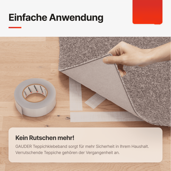 Teppichklebeband doppelseitig 25m (3er Pack) - 图片 2