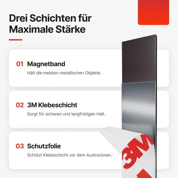 Self-Adhesive Magnetic Tape with 3M Adhesive - 图片 3