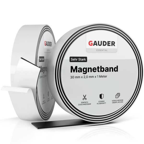 Magnetic Tape with foam adhesive (30 mm x 2 mm)
